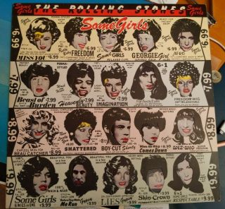 The Rolling Stones - Some Girls - 1978 1st Uk Press Lp Vinyl