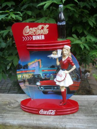 2002 Bradford Exchange Coca Cola Drive - In Diner Plate/diorama - " Memories "