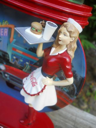 2002 Bradford Exchange Coca Cola Drive - In Diner Plate/Diorama - 