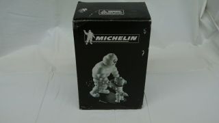 Michelin Man & Dog Bobblehead Doll Promotional Item Michelin Tire Man