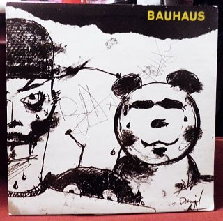 Signed Bauhaus Mask Lp Uk Gatefold Daniel Ash Kevin Haskins 1981,  4ad Ep 1983