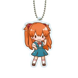 Rebuild Of Evangelion Asuka Shikinami Character Acrylic Key Chain Mascot Sega