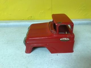 Vintage Tonka 1960 Cement Truck Cab Only Red No Windshield