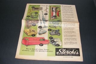Vintage Mid - Century Sterchi ' s Christmas Knoxville Murray Pedal Car Furniture Ad 2