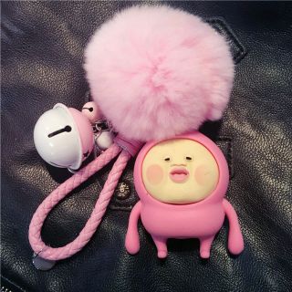 Kobito Doll Model Keychain Pendant Ball Top Bag Pendant Small Bell