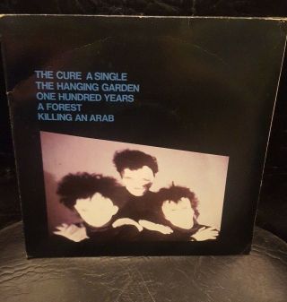 The Cure A Single The Hanging Garden One Hundred Years Double 45 Vinyl 7 " Record