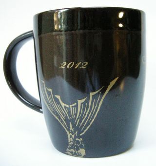Starbucks Coffee Mug Tea Cup Brown Gold Mermaid Siren Anniversary Bone China 3