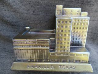 Vintage First National Bank Amarillo Texas Mini Building Model Banthrico Bank