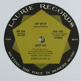 Jazzy Dee " Get On Up " Disco Boogie Rap 12 " Laurie Mp3