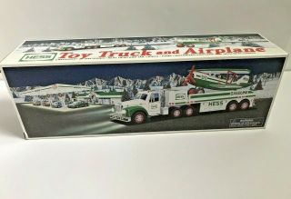 Hess 2002 Toy Truck And Airplane Collectible