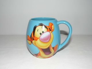Disney Tigger Tiger Bounce Winnie The Pooh Blue Coffee 16oz Mug