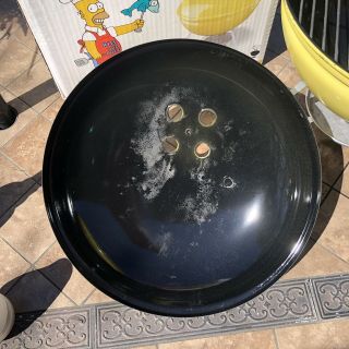 Rare Simpsons 10th Anniversary Weber Charcoal Grill - 14.  5” 4