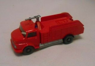 Vintage Wiking Germany Ho 1:87 60f 606 Airport Fire Engine Truck (ez1)