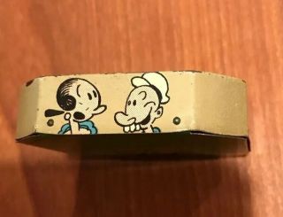Vintage 1956 Popeye Daily Dime Bank Tin Litho from King Features Syndicate RARE 2