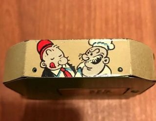 Vintage 1956 Popeye Daily Dime Bank Tin Litho from King Features Syndicate RARE 6