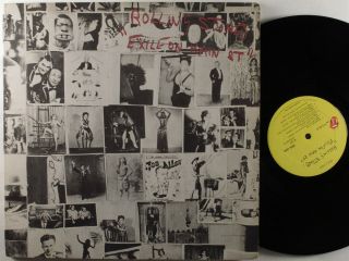 Rolling Stones Exile On Main St.  Rolling Stones 2xlp Vg,  /nm W/postcards Unipak