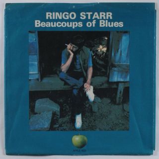 Rock 45 Ringo Starr Beaucoups Of Blues Apple Vg,  Picture Sleeve