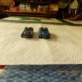 1969 Hotwheels Redline Mighty Maverick Black Interior/ 2 Blue Missing Spoilers