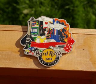 Hard Rock Cafe Las Vegas Love All Serve All Enamel Fridge Refrigerator Magnet