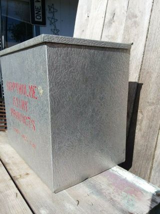 Vintage Happy Holme front porch milk box container 4
