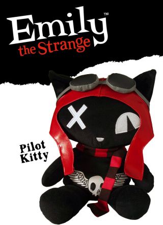 Emily The Strange Red Riding Kitty Plush -