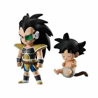 Bandai Dragon Ball Adverge 9 Movie Special Figure - Kid Goku And Raditz