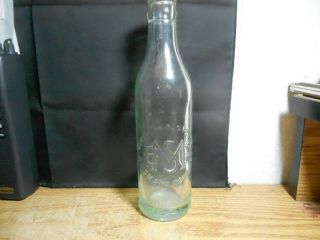 Mineral Springs Bottling Co.  Omaha Nebr.  Nebraska 7 Oz.  Pop Soda Bottle