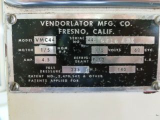 1956 Vendolator VMC44 Coca - Cola Coke machine interior pro restored great 3