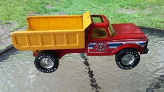 Nylint Dump Truck Pressed Steel Sand & Gravel Construction Vintage 1970s Toy
