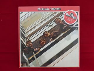 THE BEATLES RED & BLUE DOUBLE ALBUMS PACK WITH COLOURED VINYL.  NEVER BEEN PLAYED 3