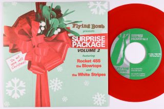 Garage 45 - White Stripes - Surprise Package Vol.  2 - Flying Bomb - Vg,  Red Wax