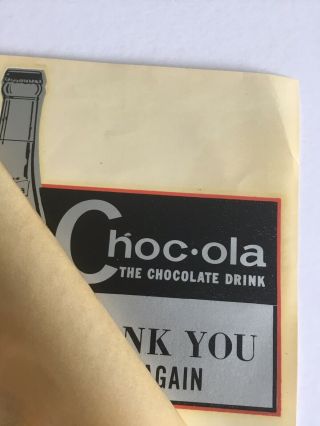 CHOC - OLA SODA 1960 ' s DOOR DECAL 2