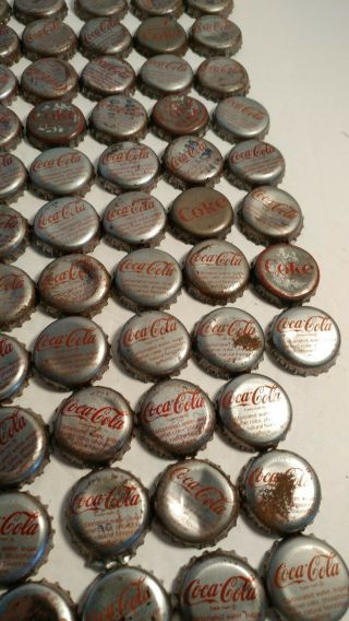 Coca - Cola Bottle Caps 100,  COKE asst some cork old vintage 4