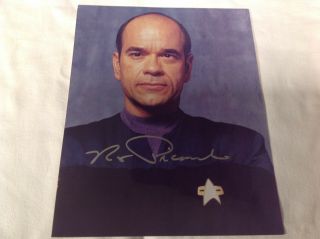 Star Trek Voyager Autograph - Robt Picardo/doctor Signed 8x10 Photo