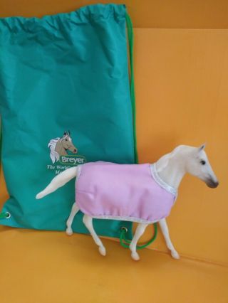 Breyer Kids Club Classic Horse W/ Blanket And Mini Backpack Style Bag