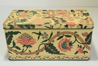 Vintage Metropolitan Museum Of Art Floral Tin Adapted By Vincent Minetti London