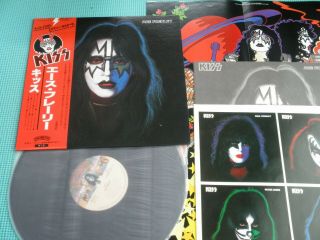 Kiss Lp Ace Frehley Solo Album W/jigsaw Poster Japan Vip - 6579 Obi Vinyl
