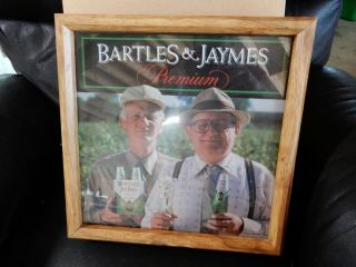Vintage MIB Bartles & James Wine Coolers Lighted Sign 2