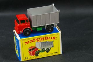 Matchbox Lesney 1969 Gmc Tipper Truck 26 E Style Box