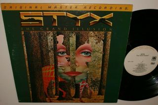 Styx The Grand Illusion Lp Near Mfsl Master Recording