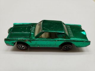 Vintage Mattel Hot Wheels Red Line Custom Continental Mark Iii 1970 Green