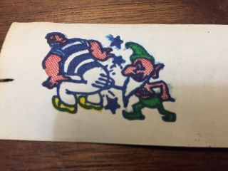 Vtg 1960’s Bubble Gum Tattoos Mighty Heroes Fleer Popeye Archie Monster 7