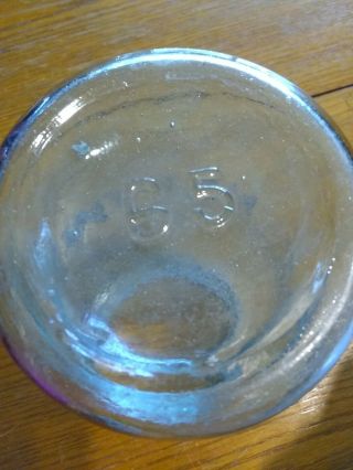 Circled Keystone Mason Fruit Jar Quart Very Whittled 65 3