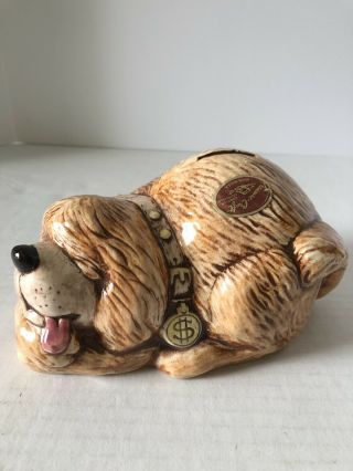 Treasure Craft Dog Bank Made In Usa