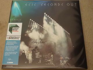 Genesis - Seconds Out Half Speed 2 X Lp Vinyl Record Signed Steve Hackett