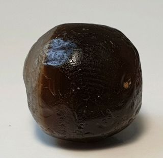 13.  8mm Ancient Rare Indo - Tibetan Chung Agate Bead