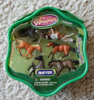 Breyer Horse Mini Whinnies 6 Mustangs Mip,  No.  300118,  2008 - 09 Only,  Htf