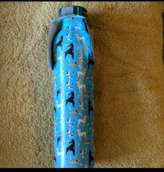 Manna Nyc Retro Dog Doberman Dobie Double Wall Stainless Steel Water Bottle