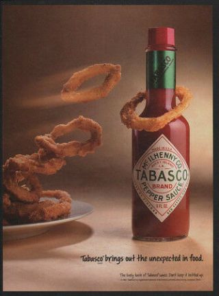 1992 Tabasco Sauce - Brings Out The Unexpected In Food Vintage Advertisement