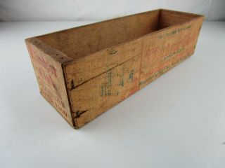 Vintage Wooden Cheese Box Windsor Club Pasteurized Two Pound Food Box No Lid 5